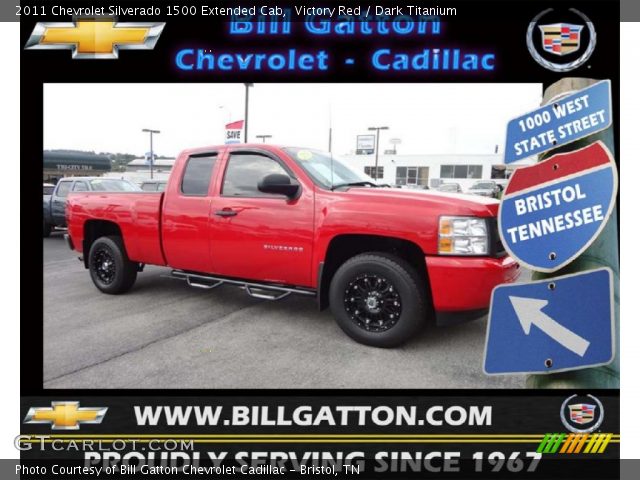 2011 Chevrolet Silverado 1500 Extended Cab in Victory Red