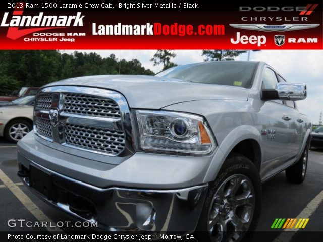 2013 Ram 1500 Laramie Crew Cab in Bright Silver Metallic
