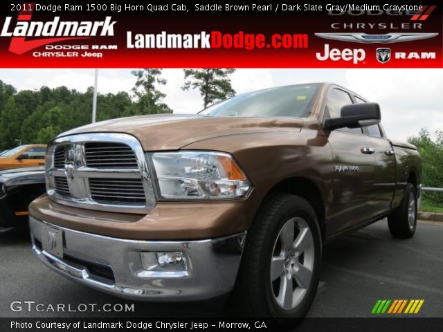 2011 Dodge Ram 1500 Big Horn Quad Cab in Saddle Brown Pearl