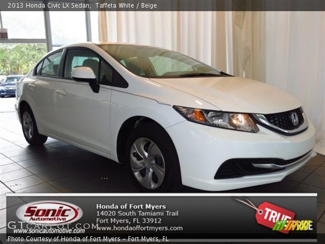 2013 Honda Civic LX Sedan in Taffeta White