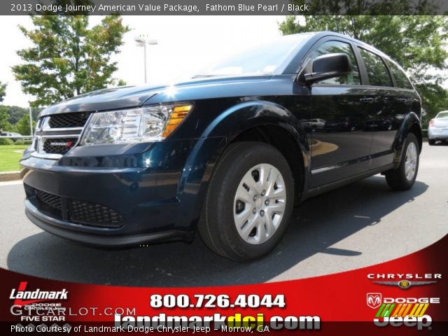 2013 Dodge Journey American Value Package in Fathom Blue Pearl