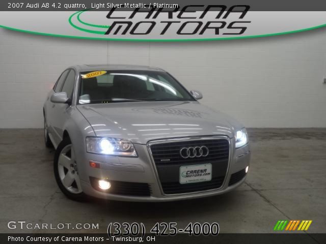 2007 Audi A8 4.2 quattro in Light Silver Metallic
