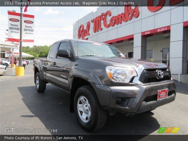 2012 Toyota Tacoma Prerunner Access cab in Magnetic Gray Mica