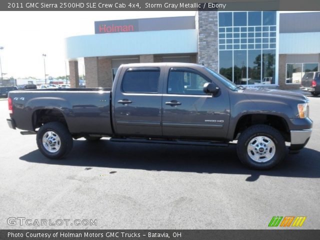 2011 GMC Sierra 2500HD SLE Crew Cab 4x4 in Storm Gray Metallic