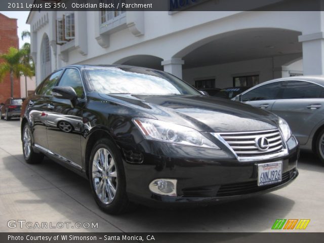 2011 Lexus ES 350 in Obsidian Black
