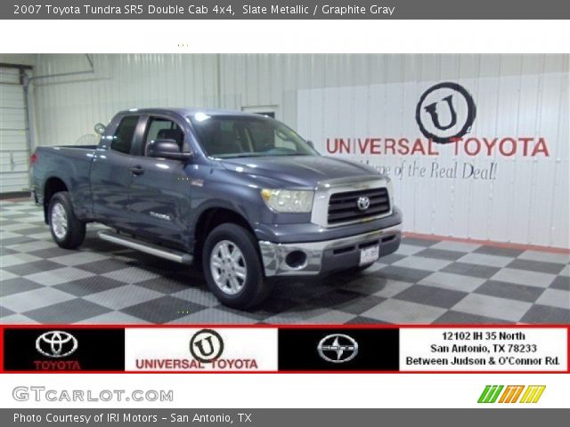2007 Toyota Tundra SR5 Double Cab 4x4 in Slate Metallic