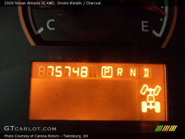 2009 Nissan Armada SE 4WD in Smoke Metallic