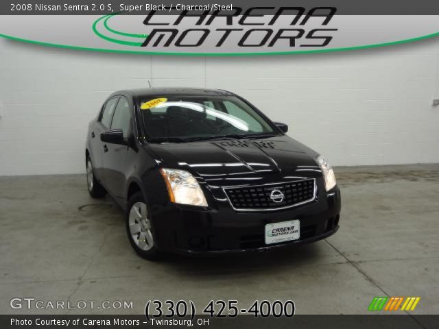 2008 Nissan Sentra 2.0 S in Super Black