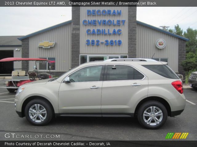 2013 Chevrolet Equinox LTZ AWD in Champagne Silver Metallic