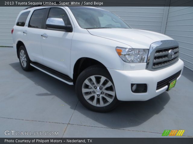 2013 Toyota Sequoia Limited in Super White
