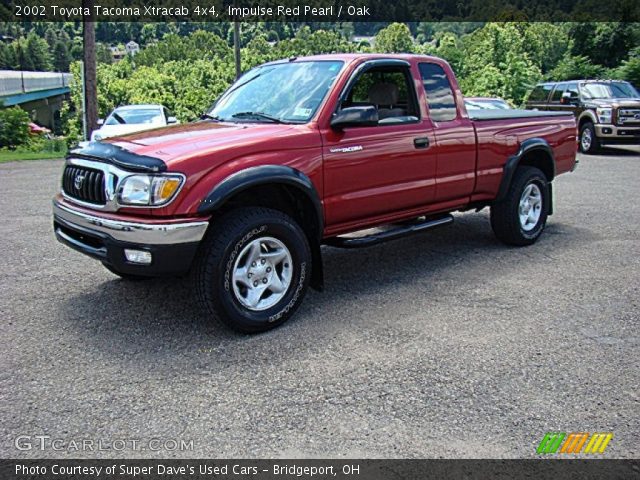2002 Toyota Tacoma Xtracab 4x4 in Impulse Red Pearl