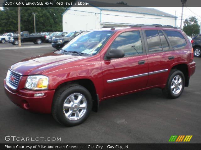 2007 GMC Envoy SLE 4x4 in Red Jewel