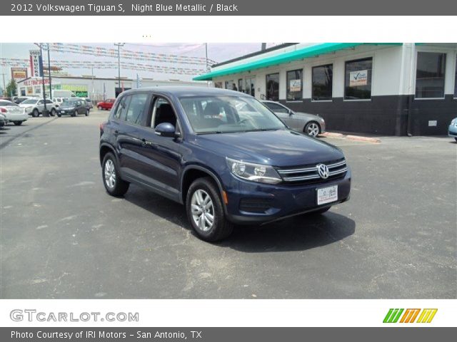 2012 Volkswagen Tiguan S in Night Blue Metallic