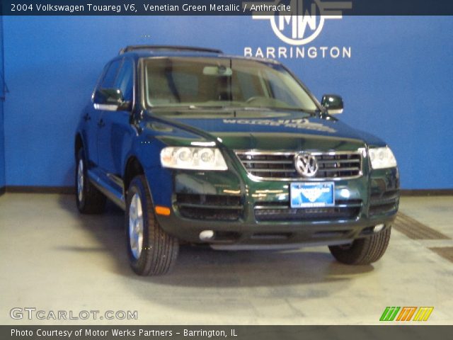 2004 Volkswagen Touareg V6 in Venetian Green Metallic