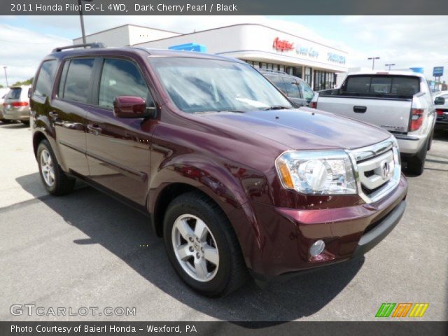 2011 Honda pilot dark cherry pearl #4