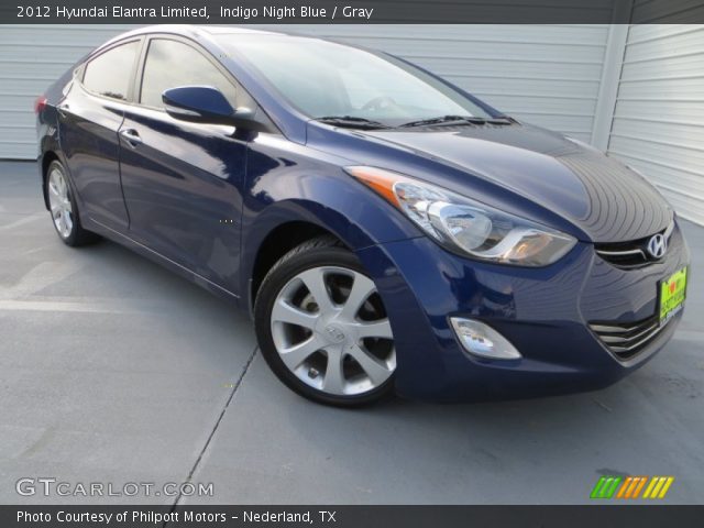 2012 Hyundai Elantra Limited in Indigo Night Blue