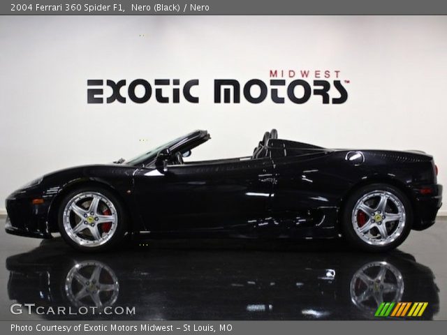 2004 Ferrari 360 Spider F1 in Nero (Black)