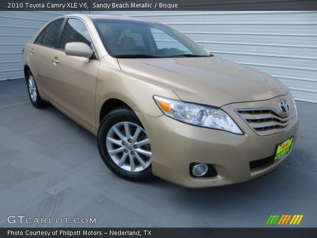 2010 Toyota Camry XLE V6 in Sandy Beach Metallic