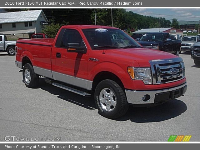 2010 Ford F150 XLT Regular Cab 4x4 in Red Candy Metallic