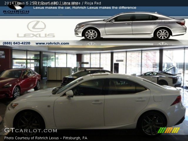 2014 Lexus IS 250 F Sport AWD in Ultra White