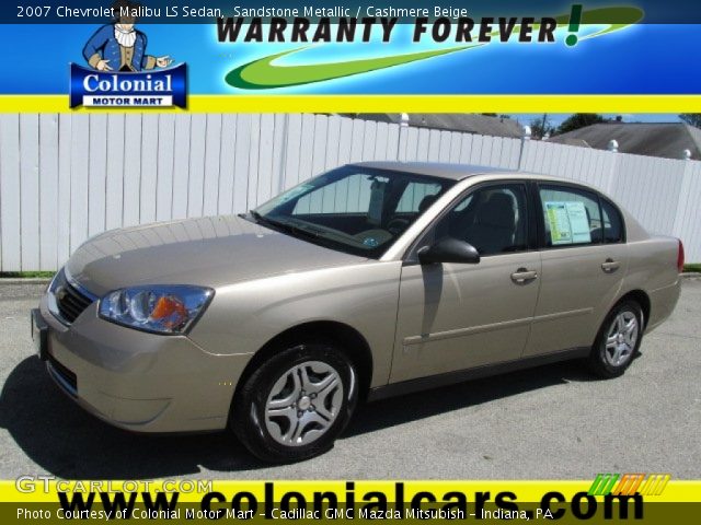 2007 Chevrolet Malibu LS Sedan in Sandstone Metallic