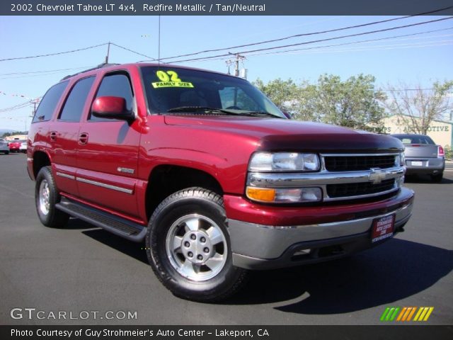 2002 Chevrolet Tahoe LT 4x4 in Redfire Metallic