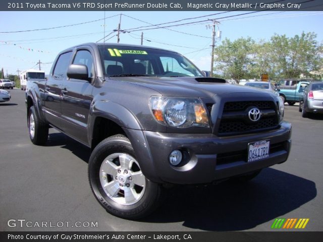 2011 Toyota Tacoma V6 TRD Sport PreRunner Double Cab in Magnetic Gray Metallic