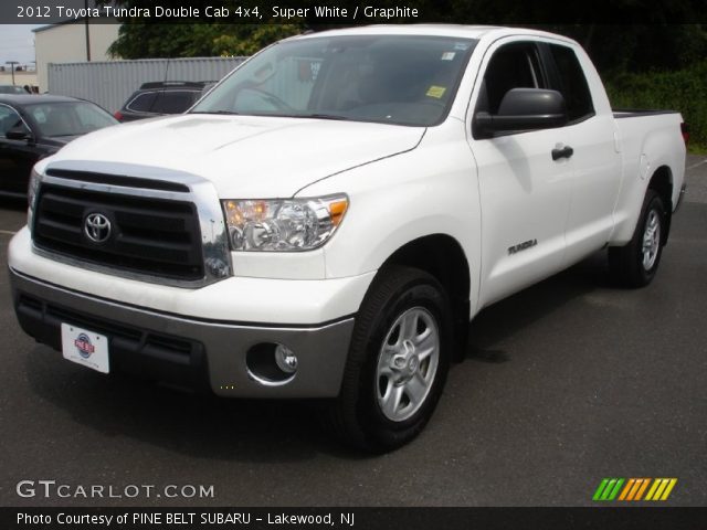 2012 Toyota Tundra Double Cab 4x4 in Super White