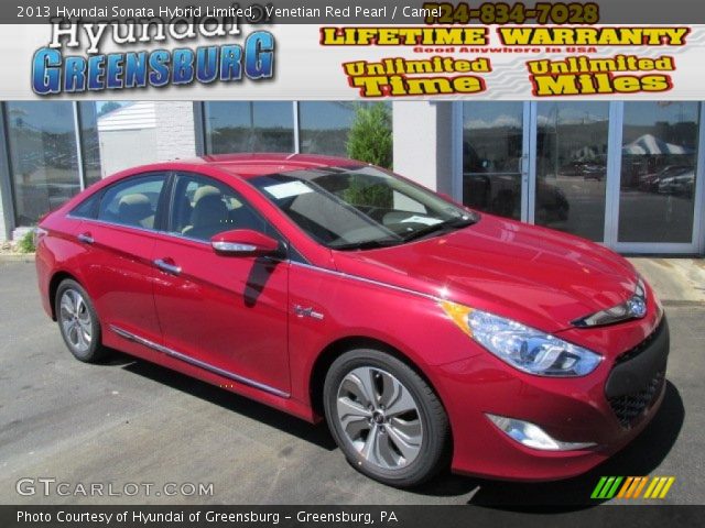 2013 Hyundai Sonata Hybrid Limited in Venetian Red Pearl
