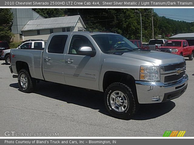 2010 Chevrolet Silverado 2500HD LTZ Crew Cab 4x4 in Sheer Silver Metallic