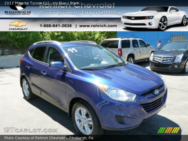2011 Hyundai Tucson GLS in Iris Blue