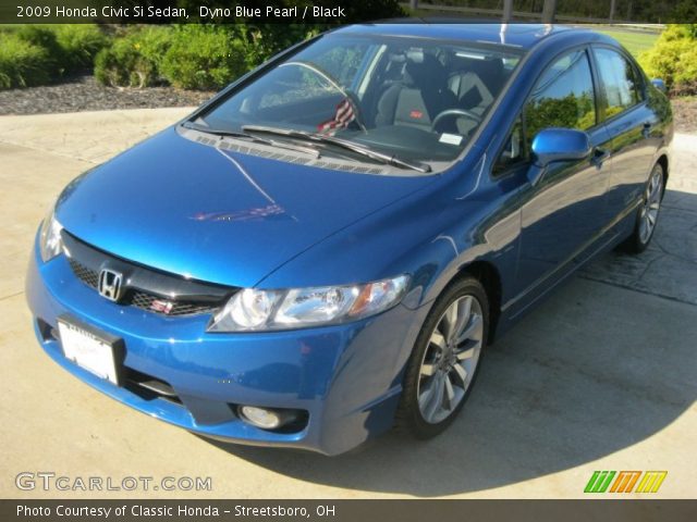 2009 Honda Civic Si Sedan in Dyno Blue Pearl
