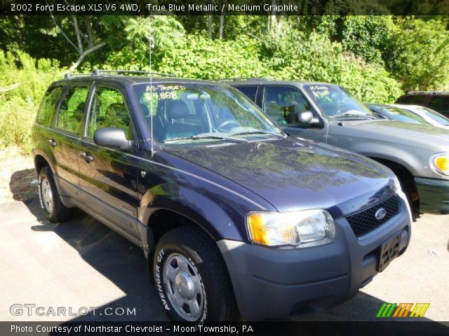 2002 Ford Escape XLS V6 4WD in True Blue Metallic