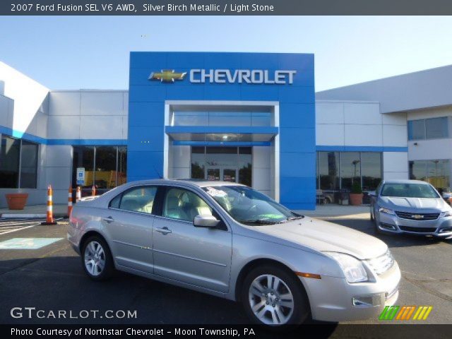 2007 Ford Fusion SEL V6 AWD in Silver Birch Metallic