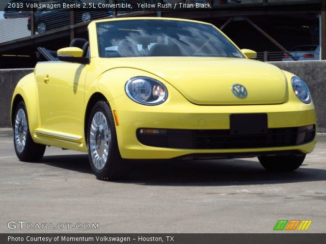 2013 Volkswagen Beetle 2.5L Convertible in Yellow Rush