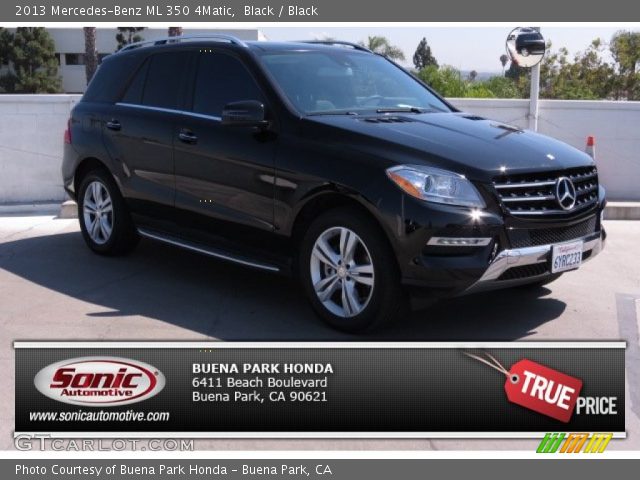 2013 Mercedes-Benz ML 350 4Matic in Black