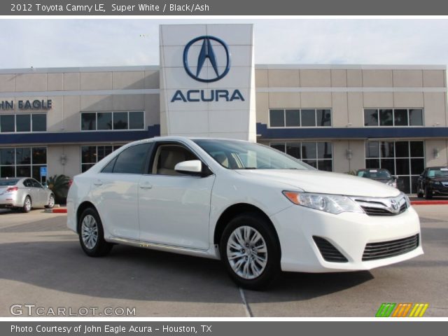 2012 Toyota Camry LE in Super White