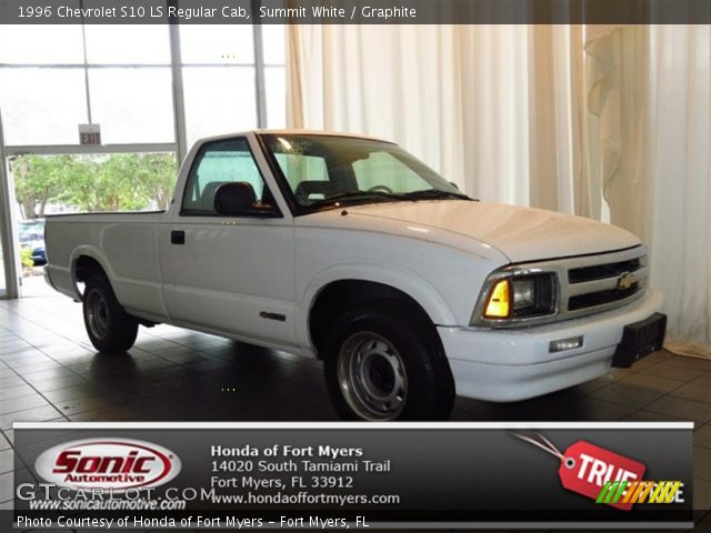 1996 Chevrolet S10 LS Regular Cab in Summit White