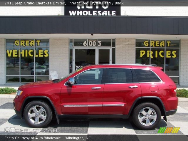 2011 Jeep Grand Cherokee Limited in Inferno Red Crystal Pearl