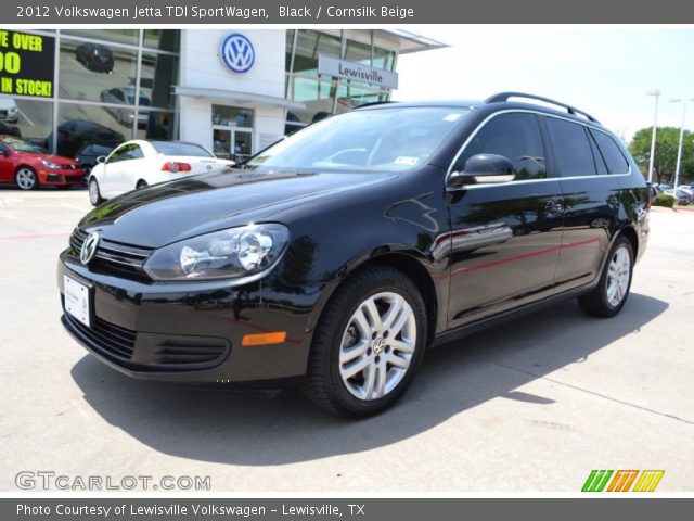 2012 Volkswagen Jetta TDI SportWagen in Black