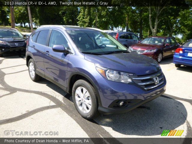2013 Honda CR-V EX-L AWD in Twilight Blue Metallic