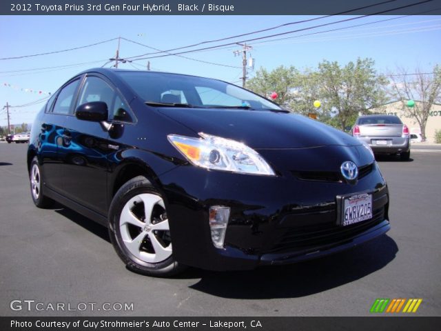 2012 Toyota Prius 3rd Gen Four Hybrid in Black