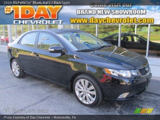 2010 Kia Forte SX in Ebony Black