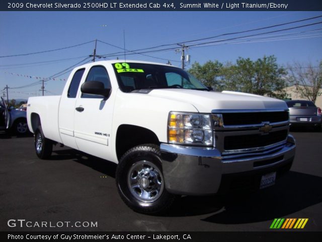 2009 Chevrolet Silverado 2500HD LT Extended Cab 4x4 in Summit White
