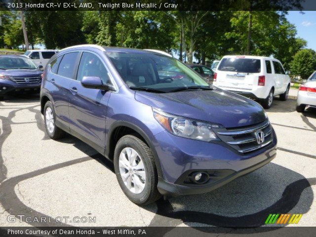 2013 Honda CR-V EX-L AWD in Twilight Blue Metallic