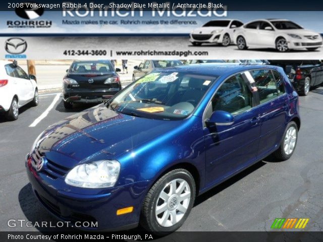 2008 Volkswagen Rabbit 4 Door in Shadow Blue Metallic