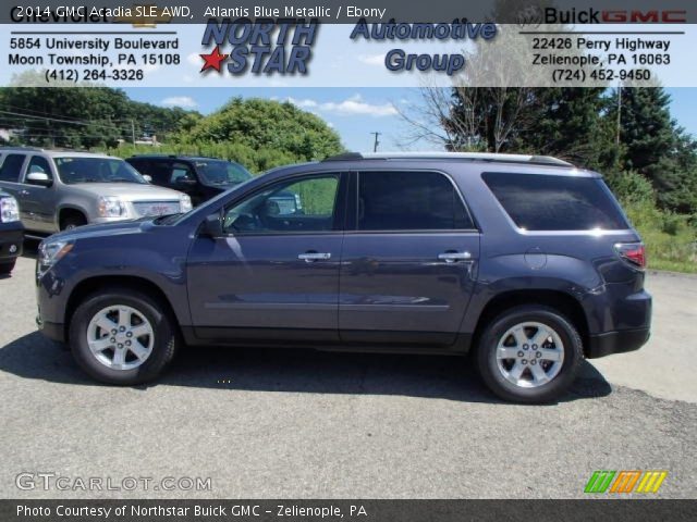 2014 GMC Acadia SLE AWD in Atlantis Blue Metallic