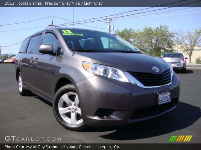 2012 Toyota Sienna  in Predawn Gray Mica