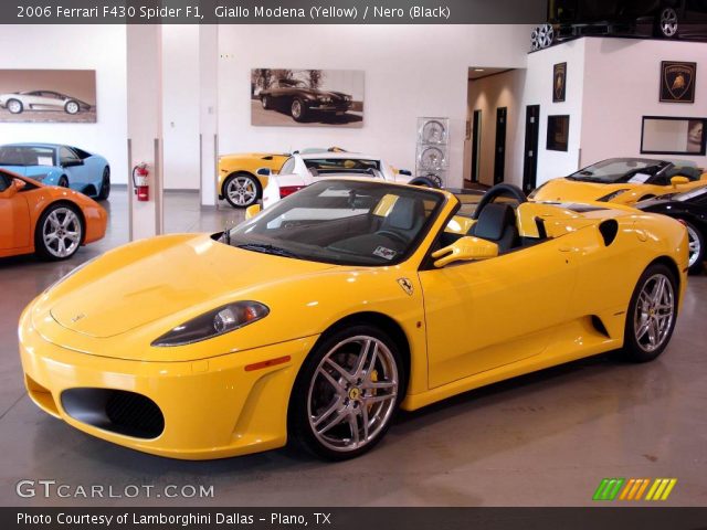 2006 Ferrari F430 Spider F1 in Giallo Modena (Yellow)