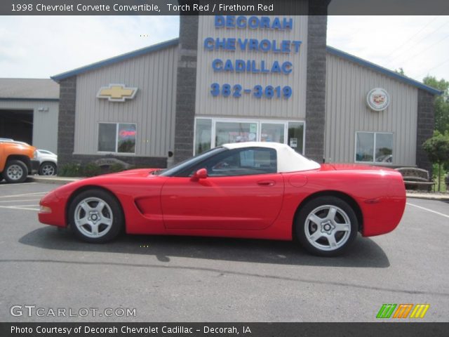 1998 Chevrolet Corvette Convertible in Torch Red